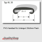 Preview: PVC Handlauf Typ. HL30 für Flachstahl 35x5mm